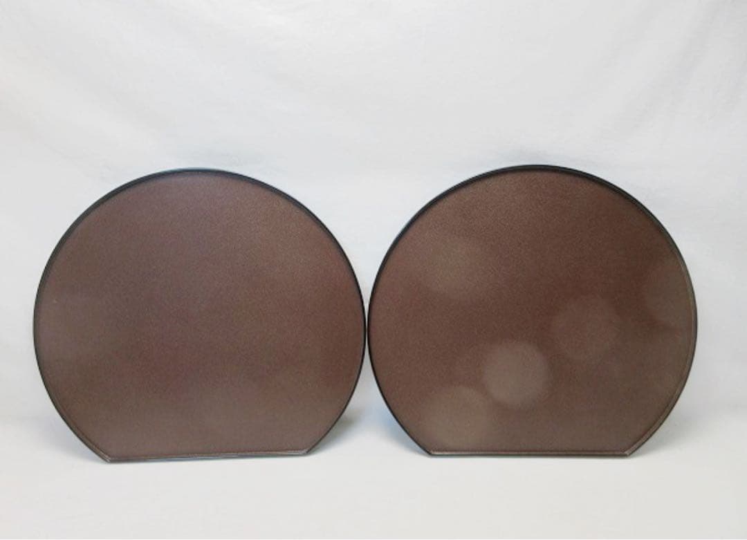 未使用 懐石道具 輪島塗 木製 半月膳 2客 両面使う 懐石盆 会席膳 紙箱