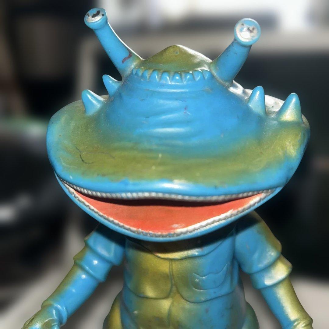 ウルトラマンシリーズ　カネゴン　ソフビ人形　ブルマーク　1992 復刻版