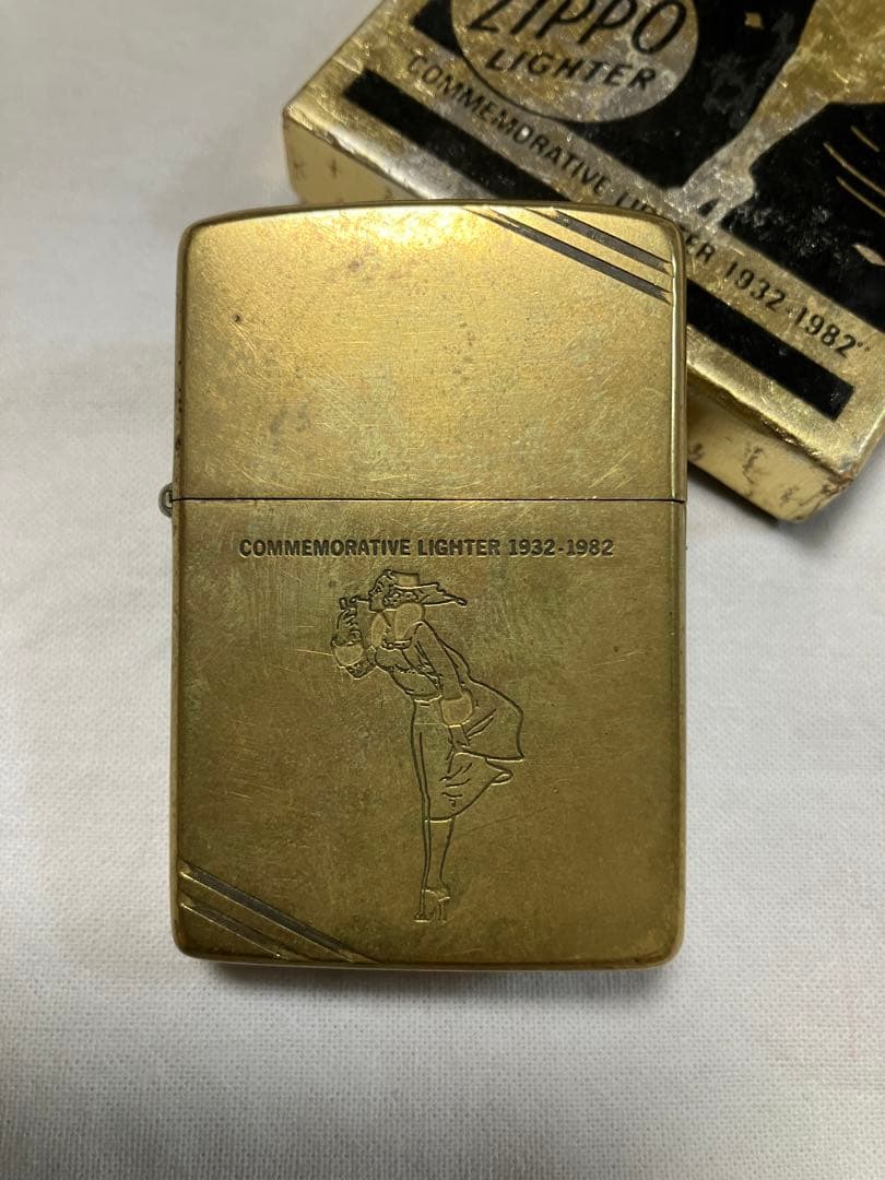 Zippo コメモラティブ1982年製 50周年記念ウィンディモデル