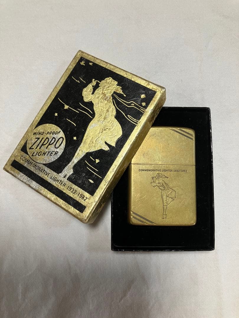 Zippo コメモラティブ1982年製 50周年記念ウィンディモデル