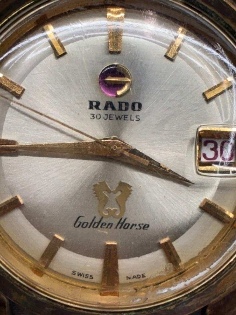 ビンテージ RADOラドー 初代 ゴールデンホース 自動巻 30石 SWISS