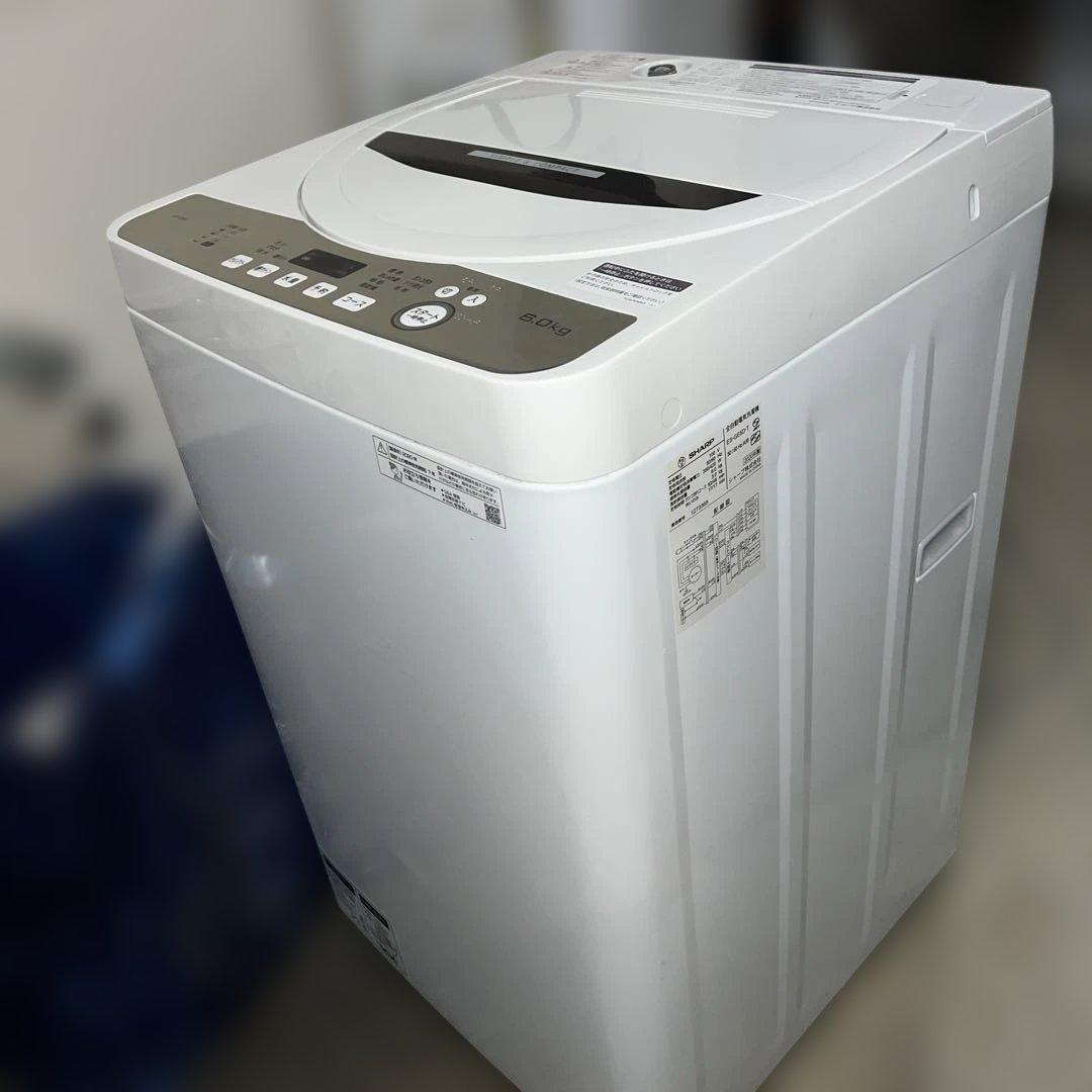 ⭐︎SHARP/風乾燥機能付き！/美品/縦型洗濯機/6㌔/大人気モデル/絶好調