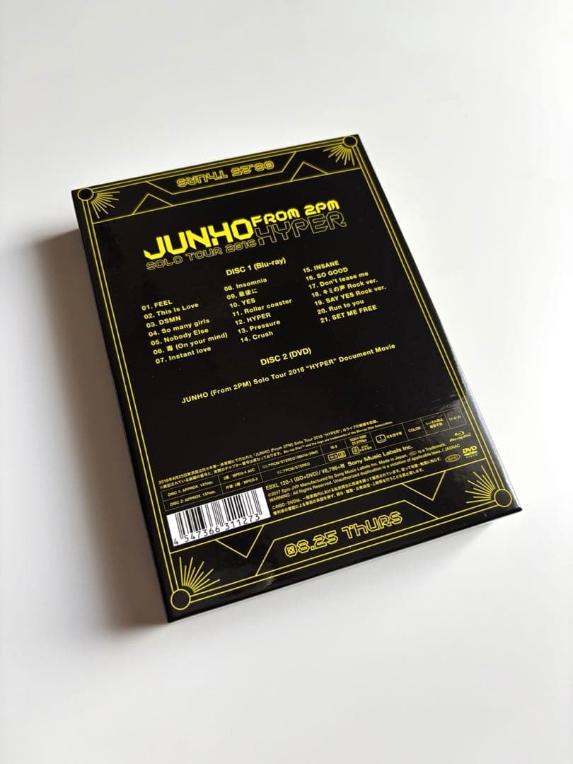 JUNHO Solo Tour 2016\"HYPER\"Blu-ray完全限定盤
