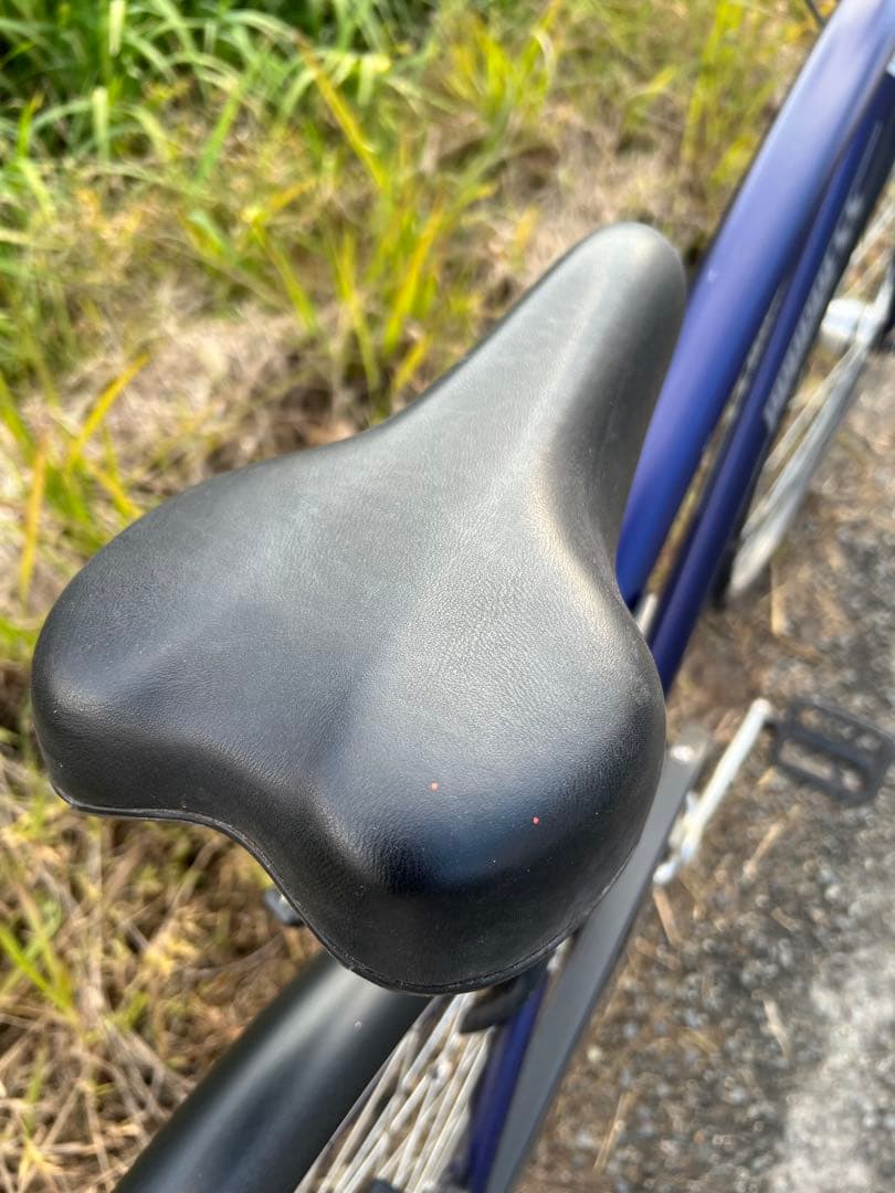 名古屋市内お届け無料青いクロスバイク 前方バスケット付き