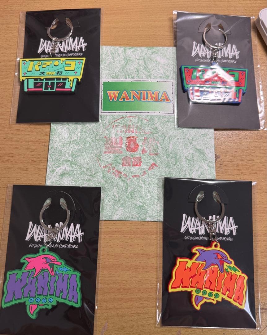 WANIMA パチンコ大和 アクリルキーホルダー 4個セット