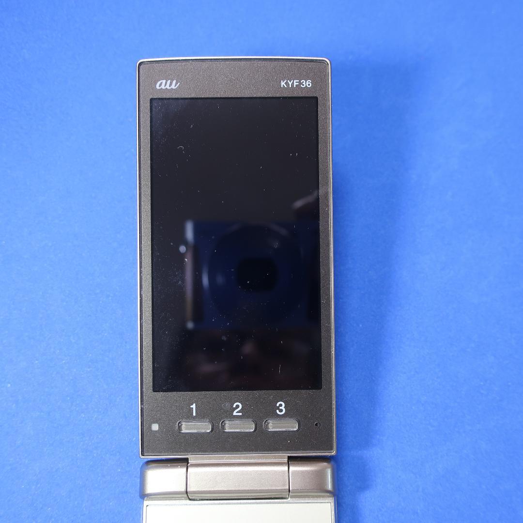 かんたんケータイ au KYF38ピンク ＆ KYF36シルバー 2台セット