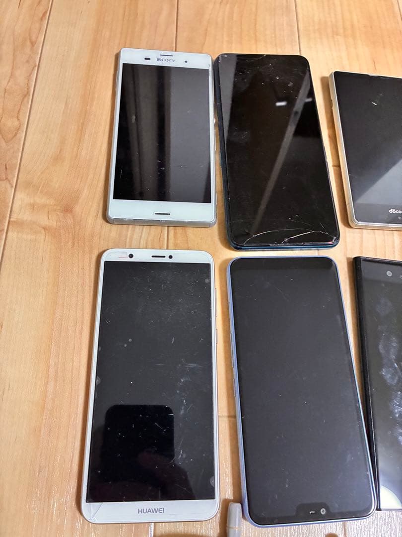 スマートフォン・携帯電話まとめ　ジャンク品