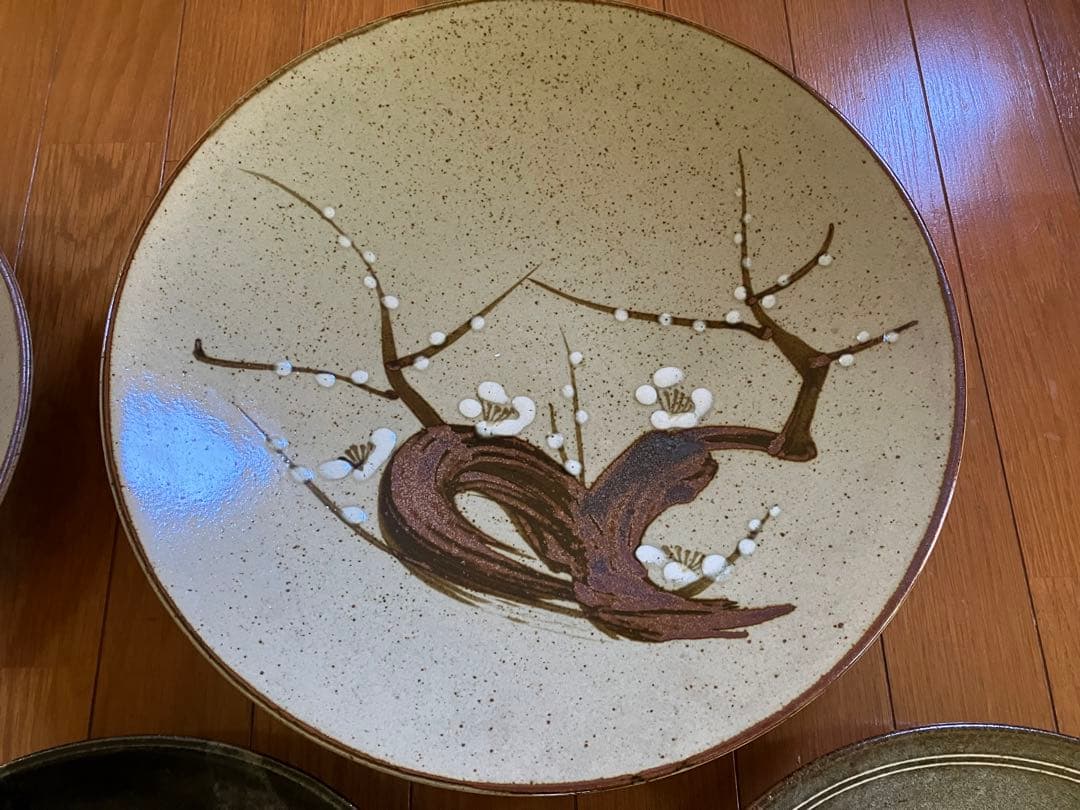 飾り　大皿　5枚　皿立て3個付き