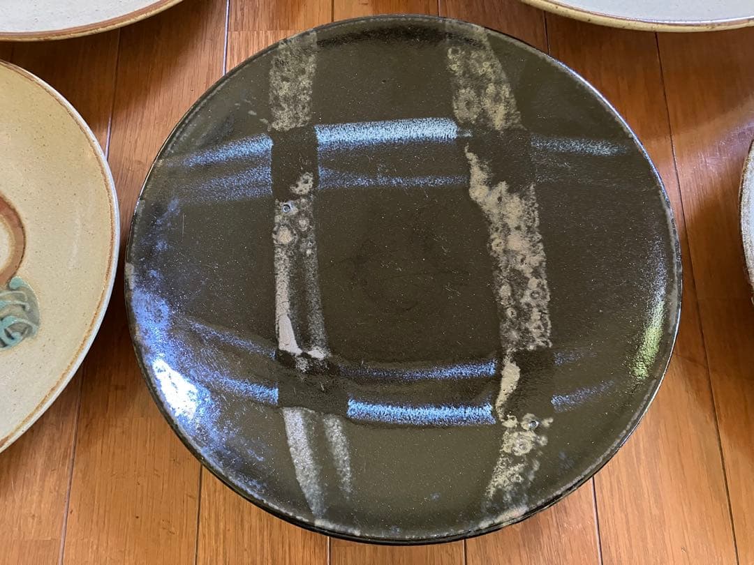 飾り　大皿　5枚　皿立て3個付き