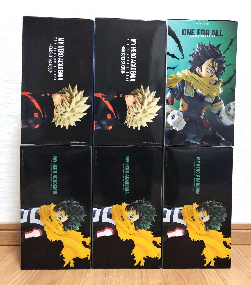 僕のヒーローアカデミア 7TH SEASON FIGURE 計6点まとめ売り