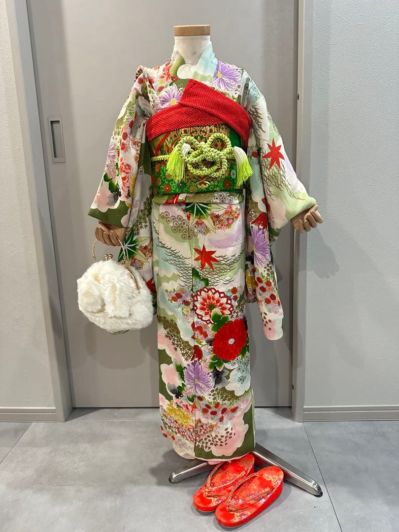 七五三　レトロ　アンティーク　7歳　着物