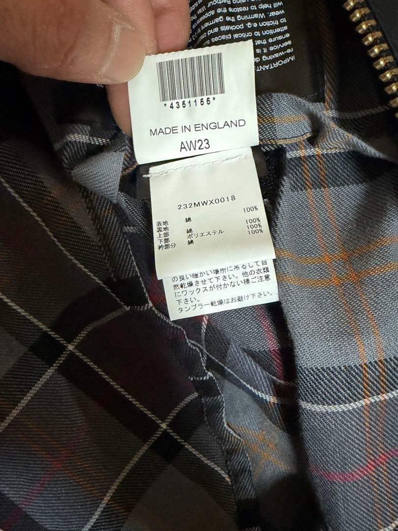 [期間限定値下げ]barbour/bedalewax jacket size40
