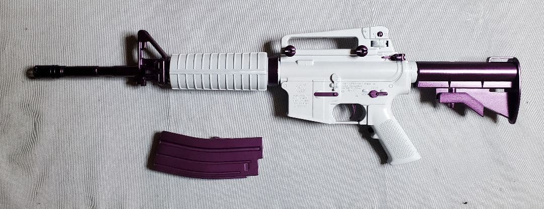 東京マルイ　M4　電動ガンボーイズ　ラブホワイティ　カスタム　改修品　10禁