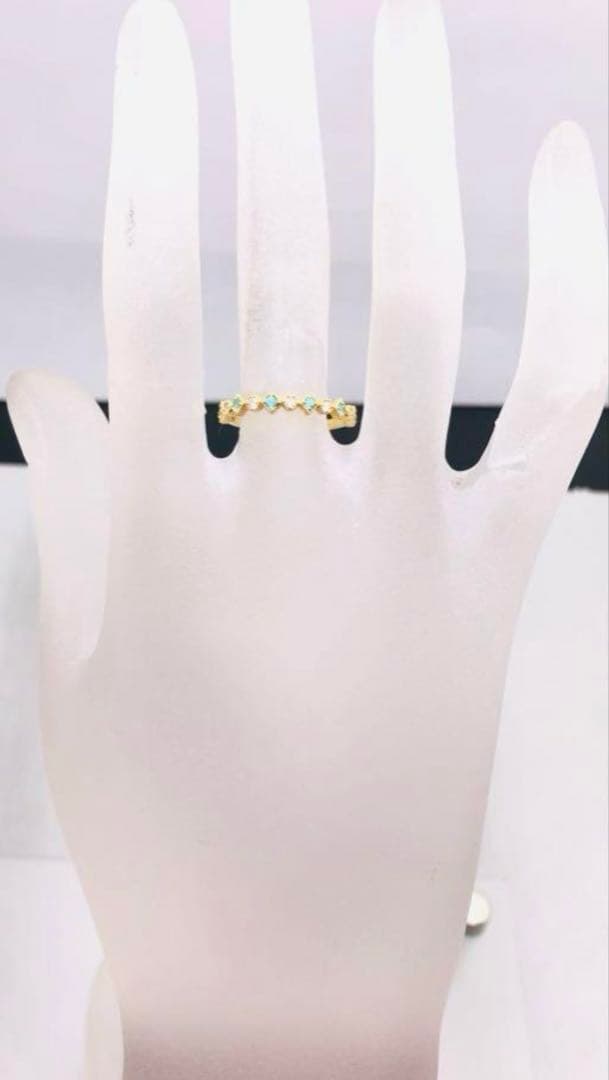 ご予約【世界三大希少石★エキゾチックなネオンブルー！】パライバ リング