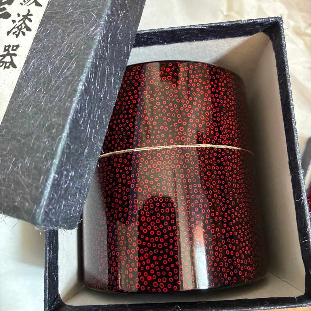 津軽塗　盆　茶筒　茶托　ヘラ コースター