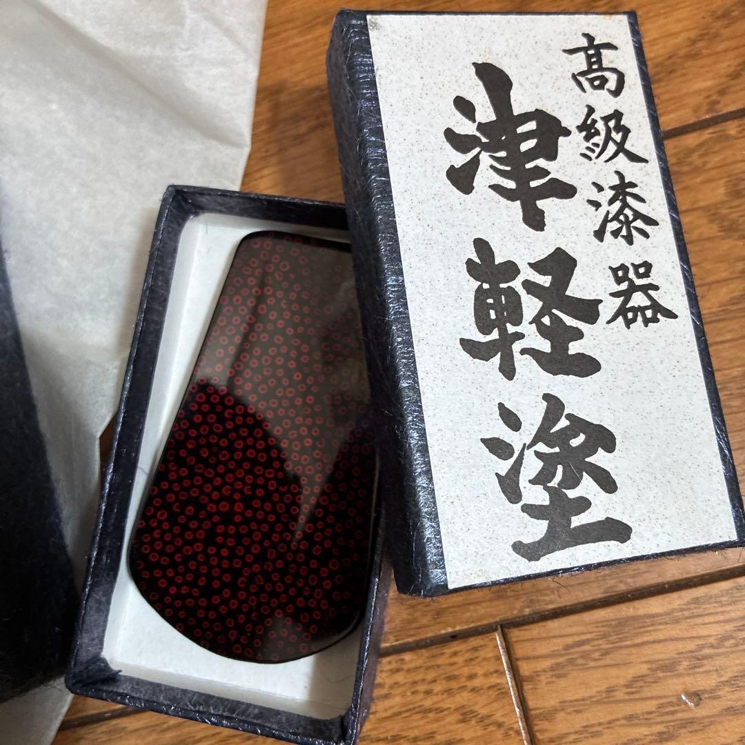 津軽塗　盆　茶筒　茶托　ヘラ コースター