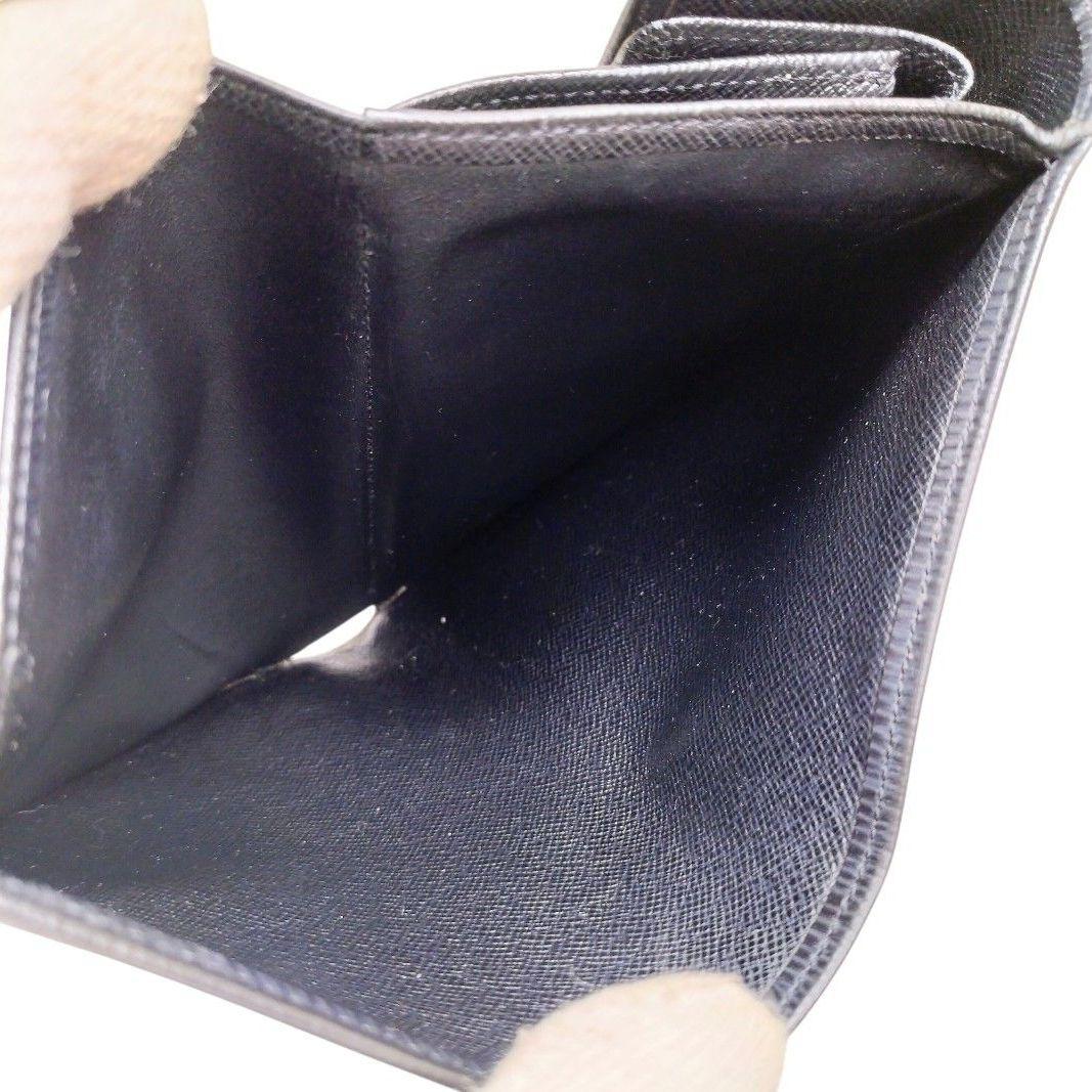 美品 エピ ポルトトレゾール エテュイパピエ 三つ折り 財布 証明書ケース付 黒