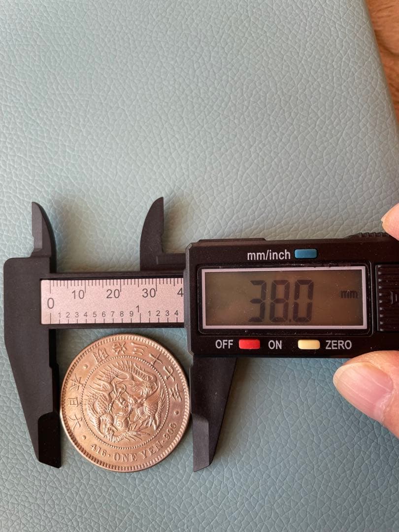 円銀 一圓銀貨 明治37年銘 一円銀貨