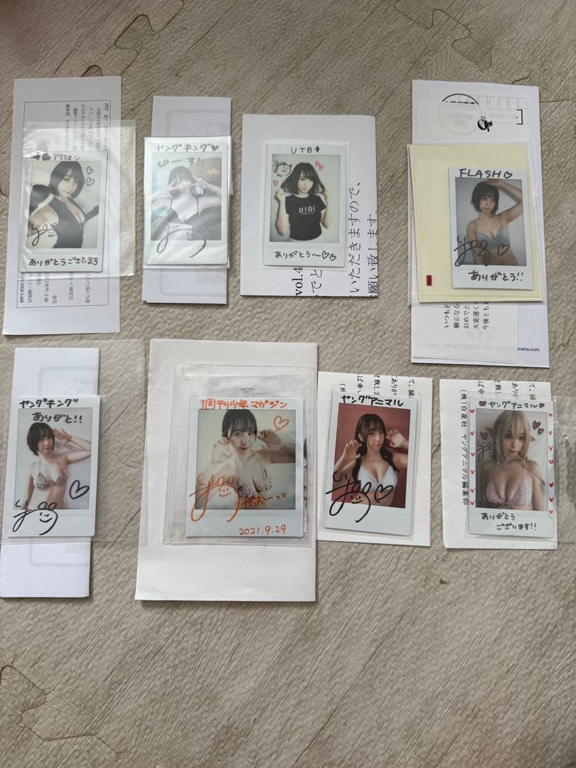 伊織もえ　抽プレサイン入りチェキ