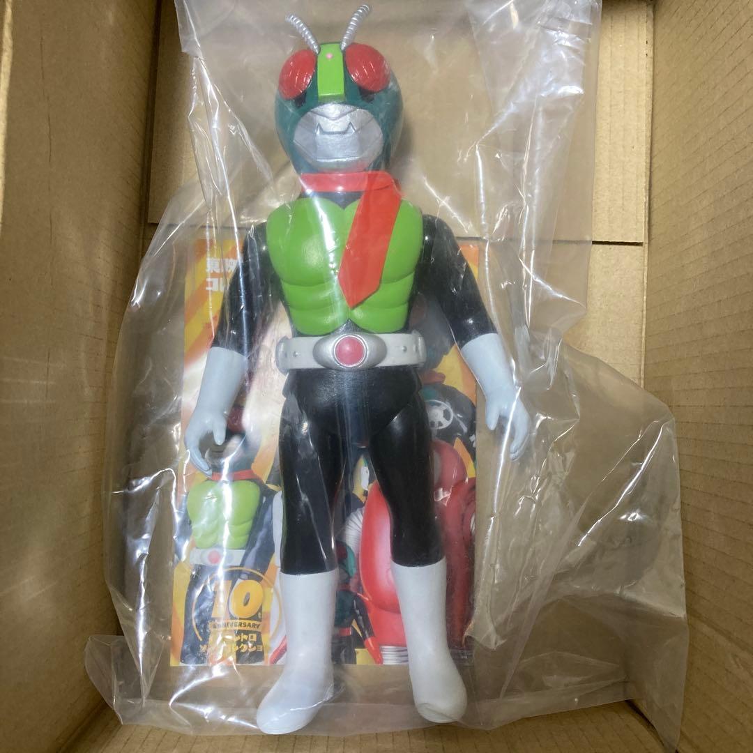 東映レトロソフビコレクション 原作版仮面ライダー(扉絵カラー・マスク取れ仕様)