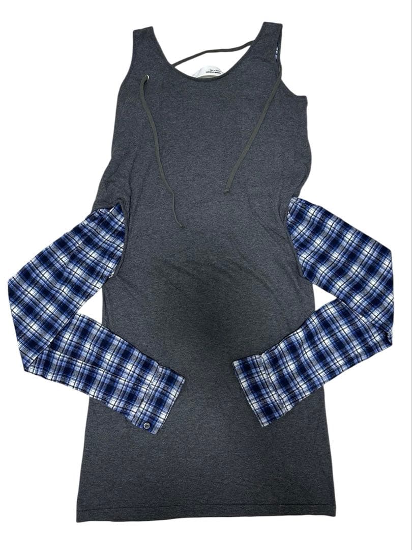 【03AW】HUSSEIN CHALAYAN 変形タンクトップ 変形Tシャツ