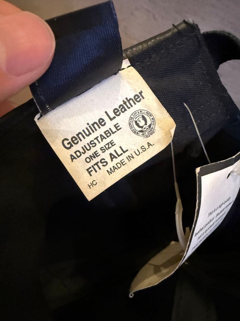 Harley-Davidson ビンテージ　レザーキャップ デッドストック