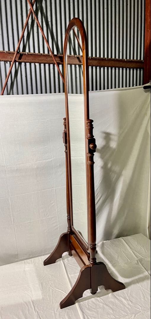 ②【美品】Karimoku カリモク家具 姿見 スタンドミラー AC7177NK