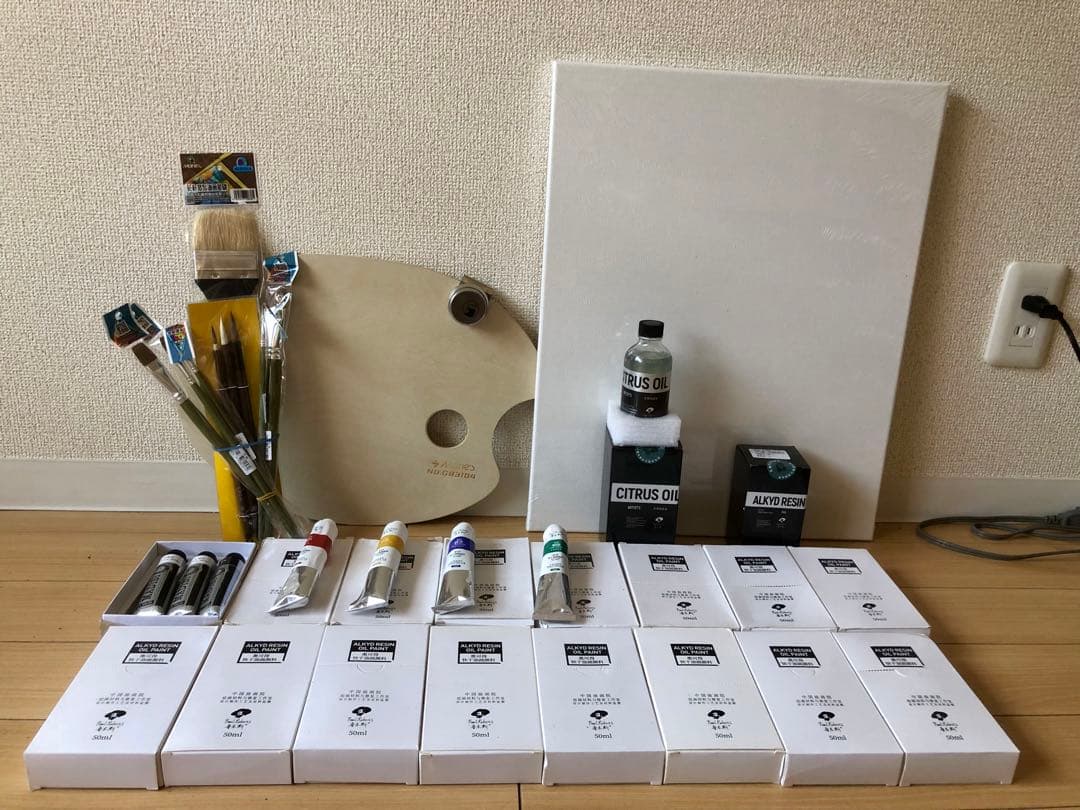 油絵具 【未使用】自分で受け取ると16000円