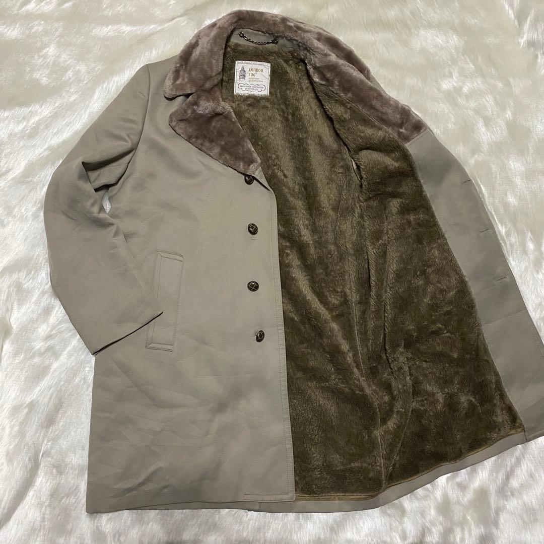 交渉中gco56 LONDON FOG ロンドンフォグ　ギャングコート胡桃牡丹