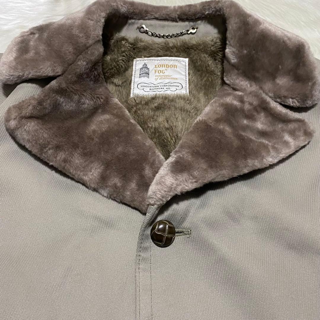 交渉中gco56 LONDON FOG ロンドンフォグ　ギャングコート胡桃牡丹