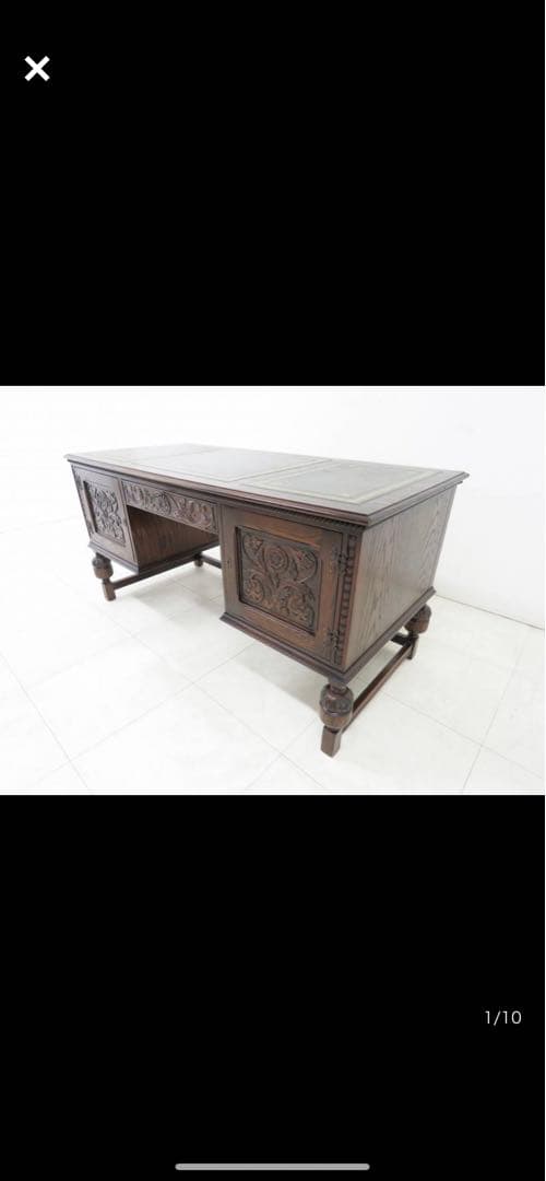 イギリス製高級木製机