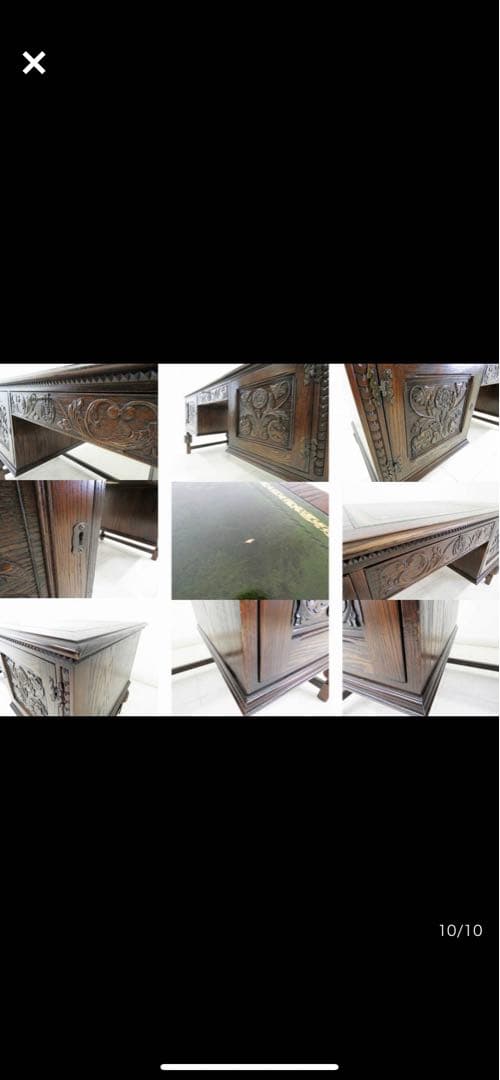 イギリス製高級木製机