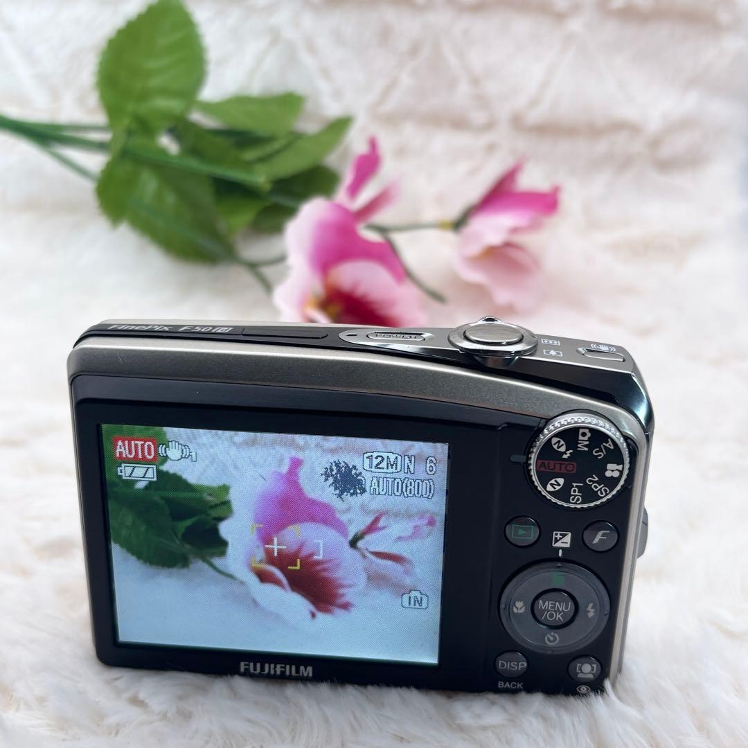 美品 FUJIFILM FinePix F50fd シルバー 動作確認済み