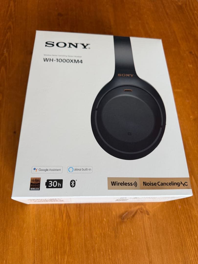 ソニー WH-1000XM4 ワイヤレスヘッドホン ブラック 箱・ケース付