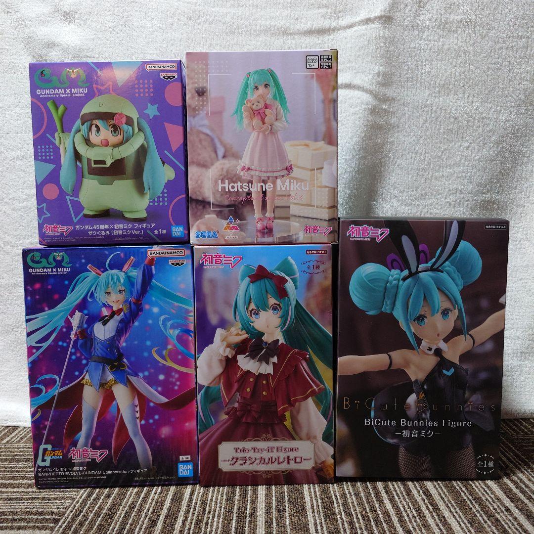 初音ミク フィギュア5種セット