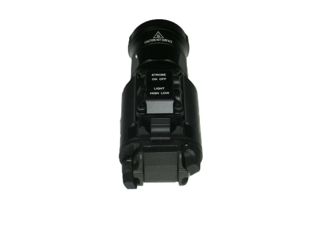 XH35風ウェポンライトLEDピストルライト黒ハンドガンライト新品ストロボ機能