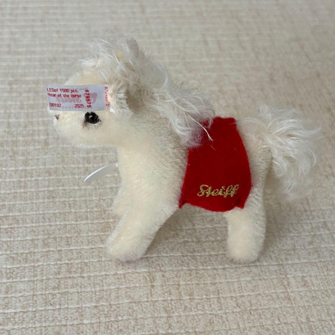 【アジア限定】Steiff シュタイフ 干支 午 馬 うま ぬいぐるみ 置き物