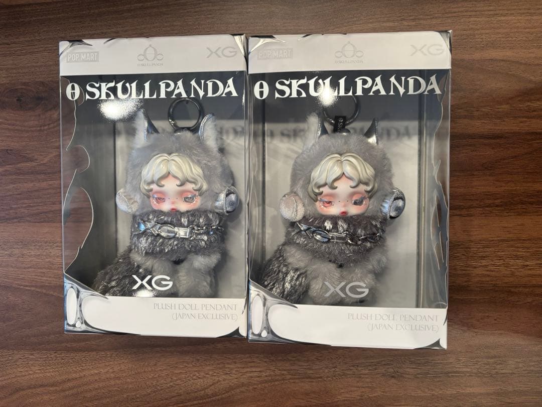 SKULLPANDA XG グレー フィギュア 2体セット