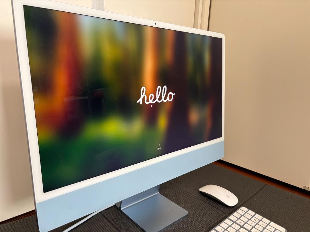 Apple iMac 2021 24インチ 8GB SSD1TB ブルー