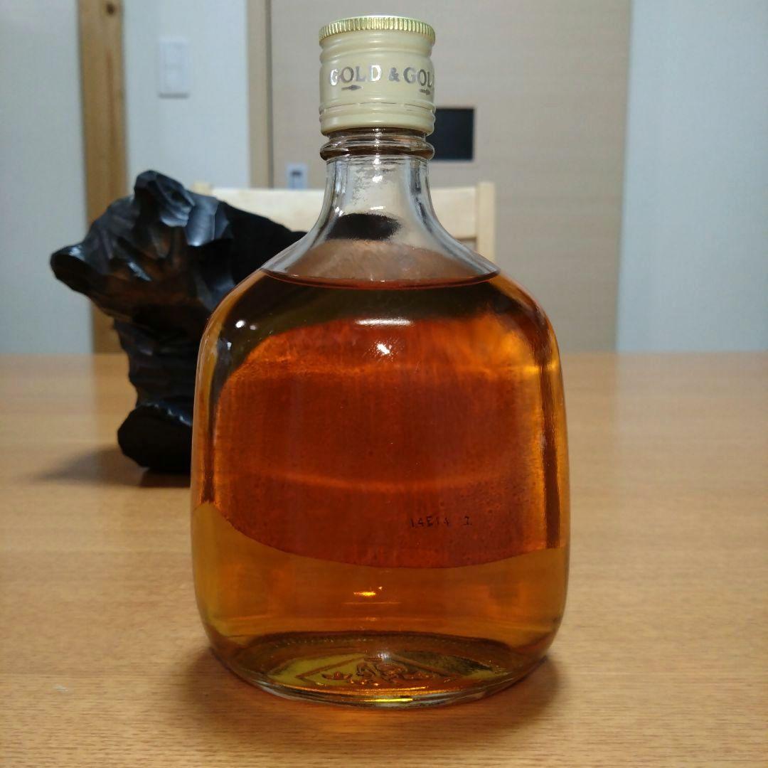 【昭和レトロ】◆ニッカウヰスキー◆G＆G 北海道限定ボトル◆木彫り熊◆380ml