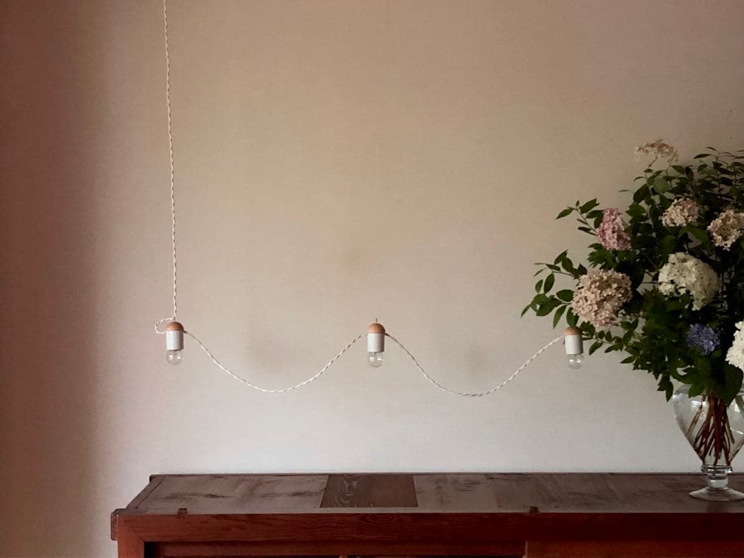 3連のペンダントライト⁂モーガルソケット ランプ 天井照明 間接照明 インテリア