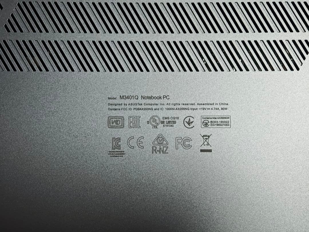 【訳あり】ASUS Vivobook Pro 14 有機EL M3401QA