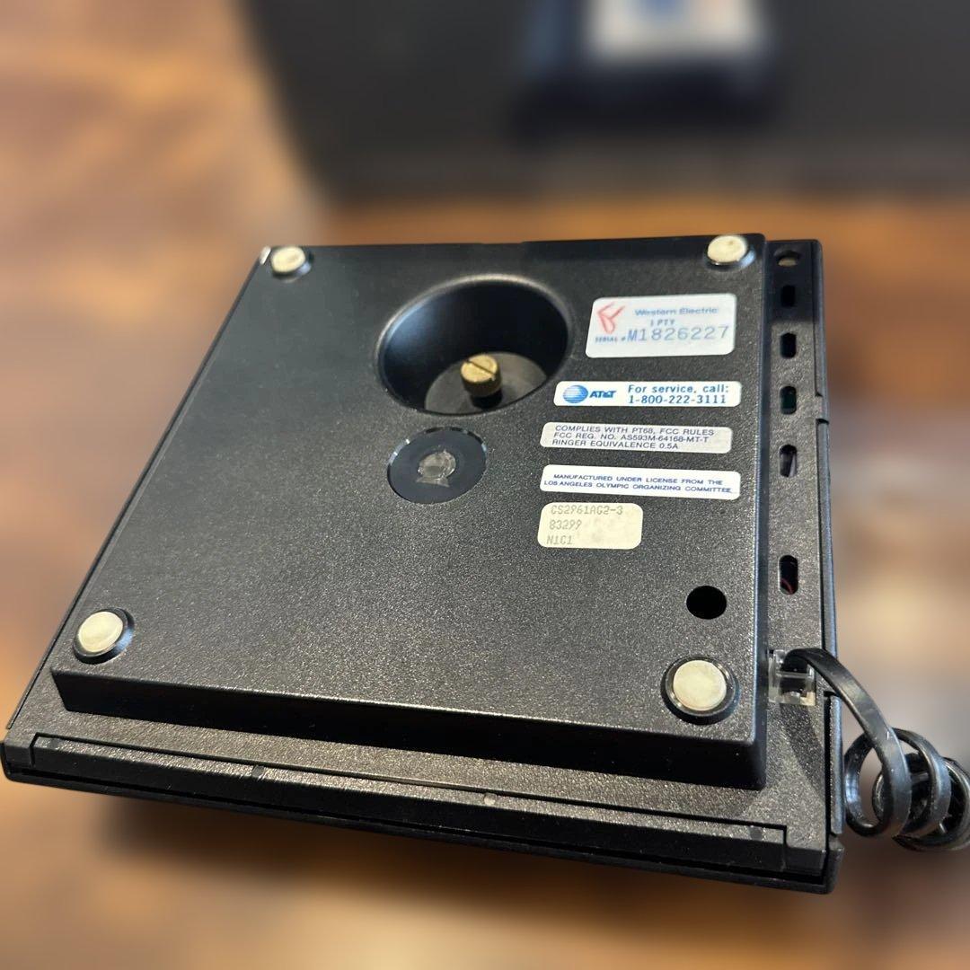 80's ロサンゼルスオリンピック 公式電話機 動作確認済みU.S.A箱あり希少