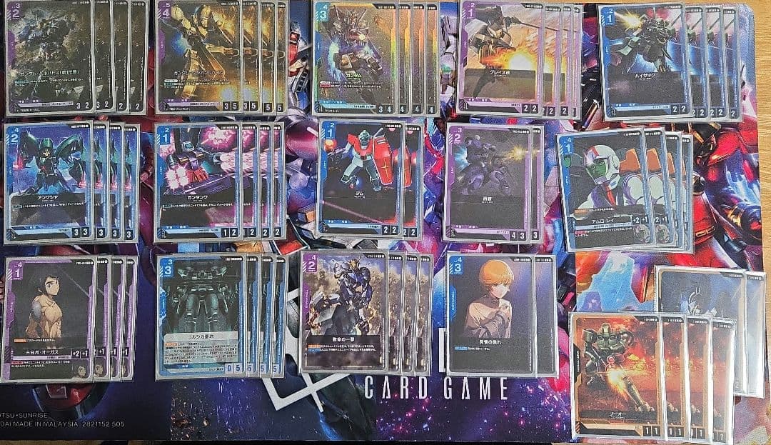 ガンダムカードゲーム　引退　まとめセット　デッキ複数あり