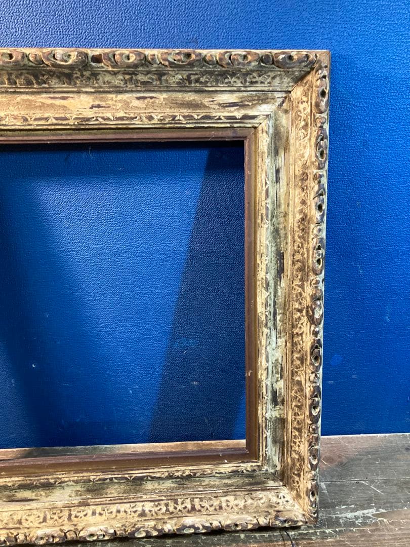 A 額縁　アンティーク調　ヨーロピアン風　ヴィンテージ　レトロ　壁掛けインテリア