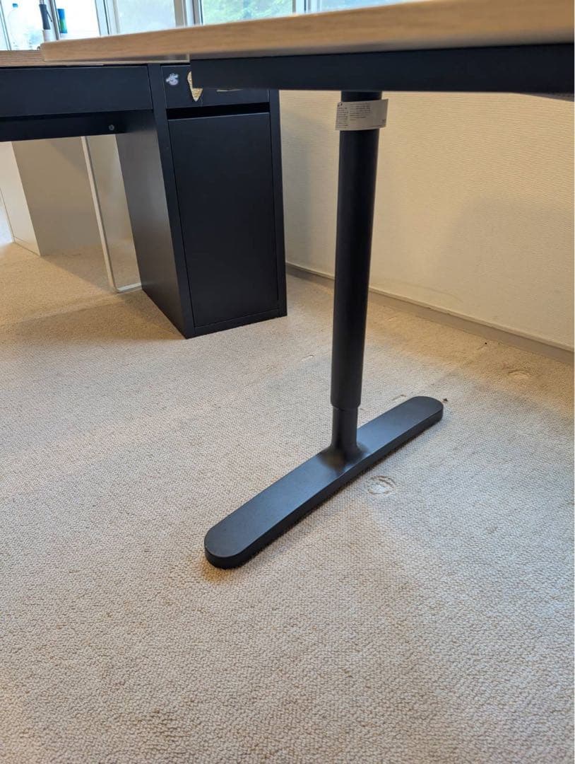 ＊東京都付近限定品＊ IKEA 昇降式 デスク テーブルBEKANT 160
