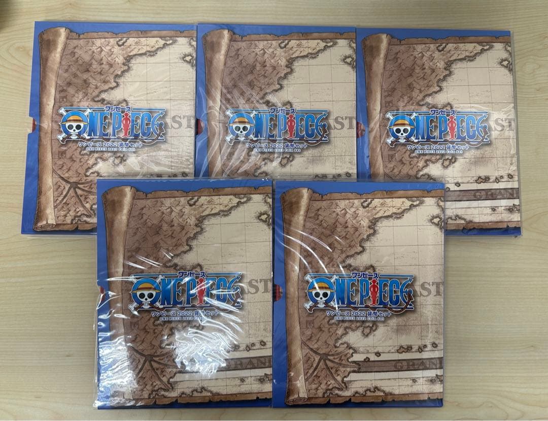 ☆ 【新品未開封】ワンピース 貨幣セット ONE PIECE記念硬貨5個セット‼︎