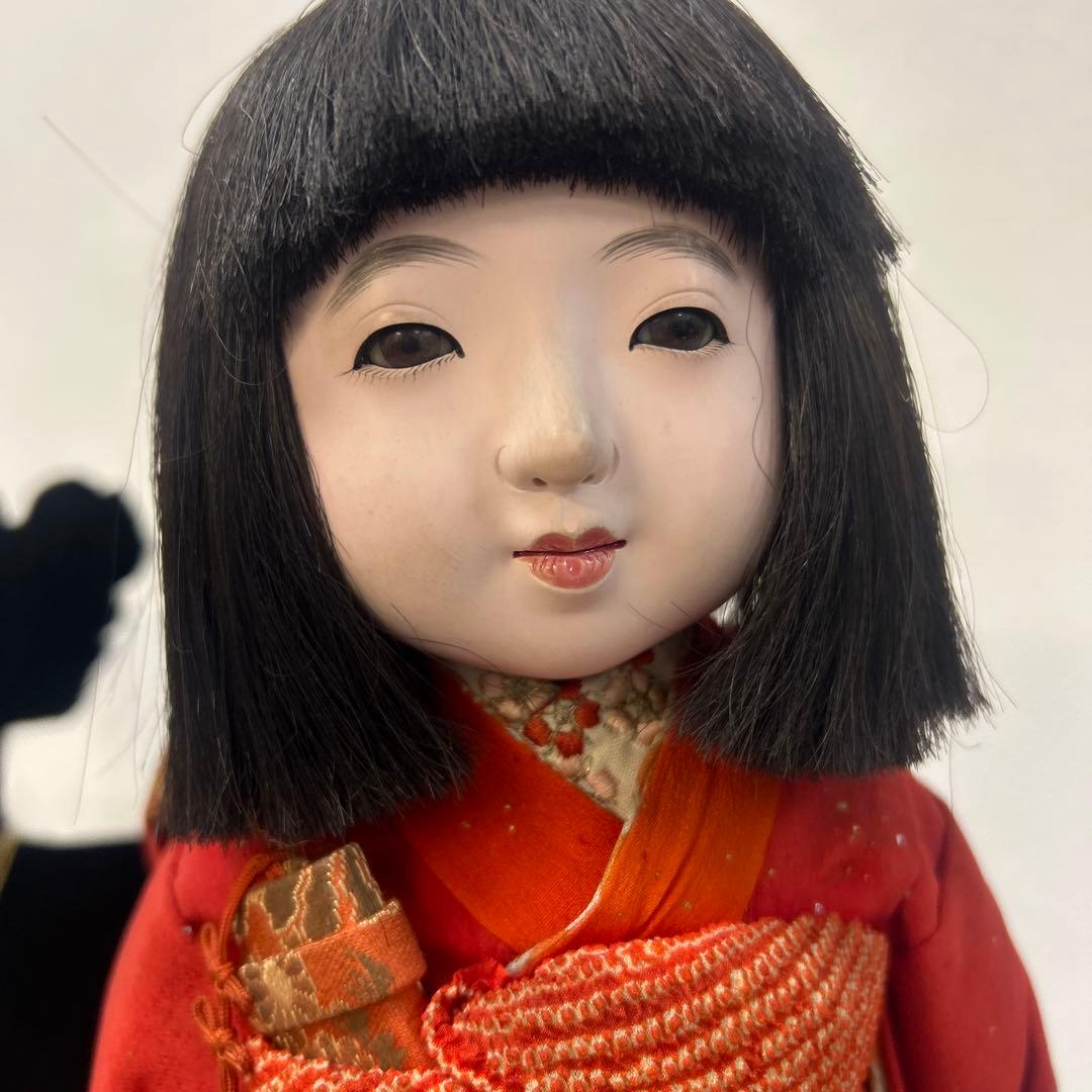 市松人形 赤い着物