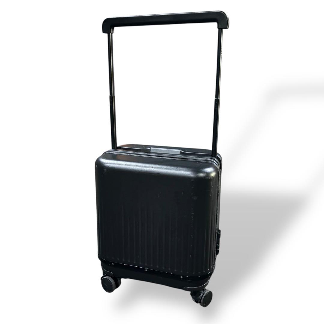 VELO 伸縮キャリーカート／容量調整可・4輪キャスター・ブラック