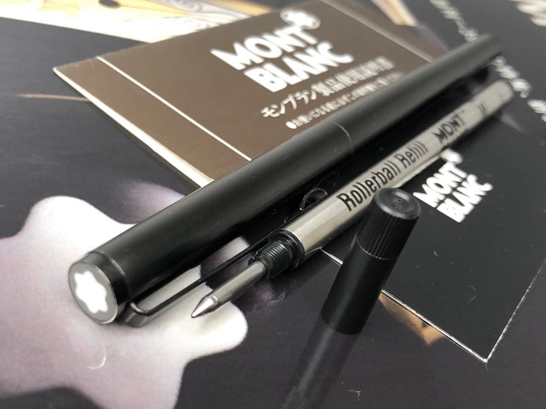 ⭐️モンブラン⭐️黒薔薇鉱プレート⭐️極稀少な価値の高いNo1324⭐️ローラーボール⭐️